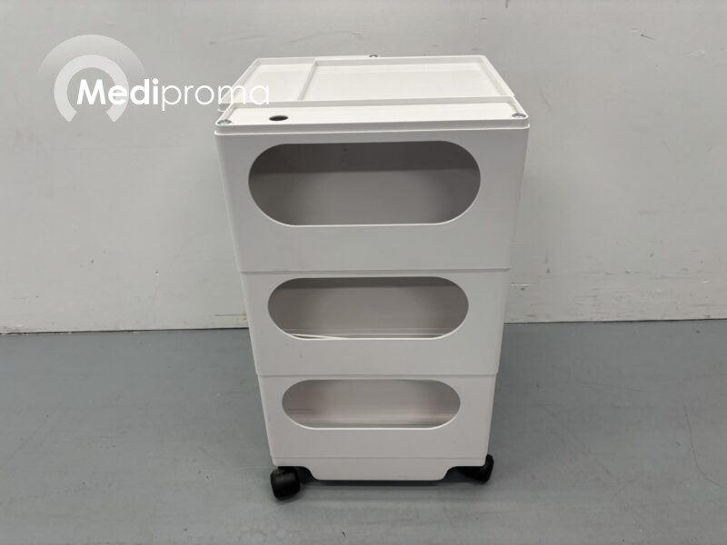 Kunststof Trolley Wit - Afbeelding 4